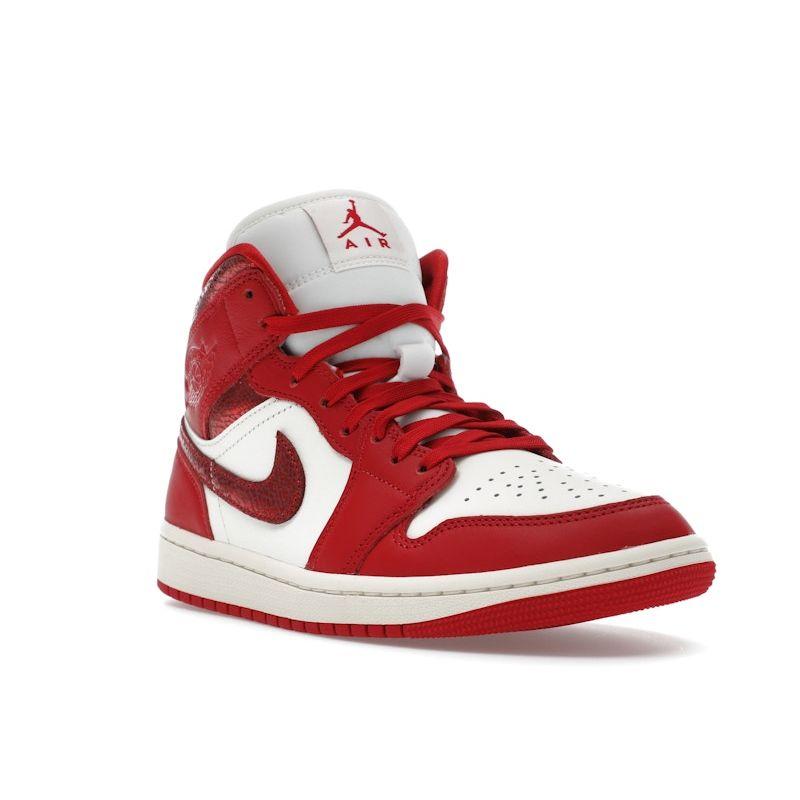 Air Jordan 1 Mid Valentines Day 2025 Women Sneakers Red Gym-Red White HJ9337-106