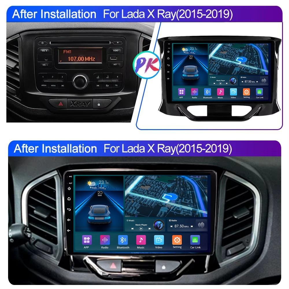 Android 13 Car Radio for LADA X Ray Xray 2015 - 2019 Multimedia Player 2 Din Navigation GPS Carplay Autoradio Stereo DVD