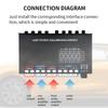 Professional 5 Band Car Equalizer Multifunctional Car Audio EQ Tuning Crossover Amplifier Parametric Equalizer Car