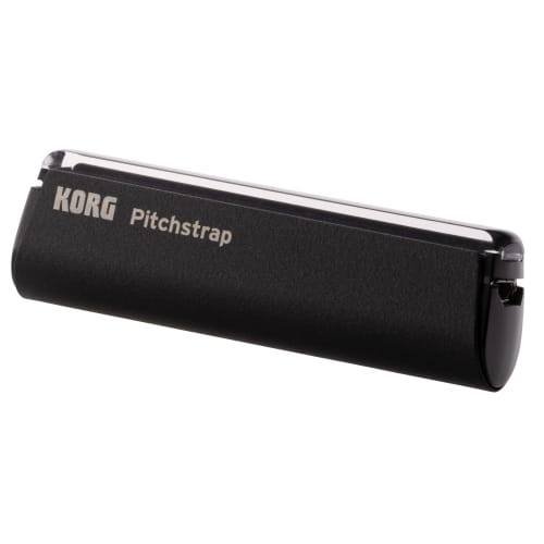 KORG Pitchstrap Guitar/Bass Tuner, Strap-Mounted, }0.1 Cent High Accuracy, USB Charging, Made in Japan, Black, PST-1 BK