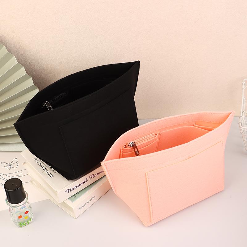 Felt Insert Lining Cosmetic Bag Purse Organizer Insert For Handbags Support Liner Felt Bag Organizer For Purse Tote Bag Insert