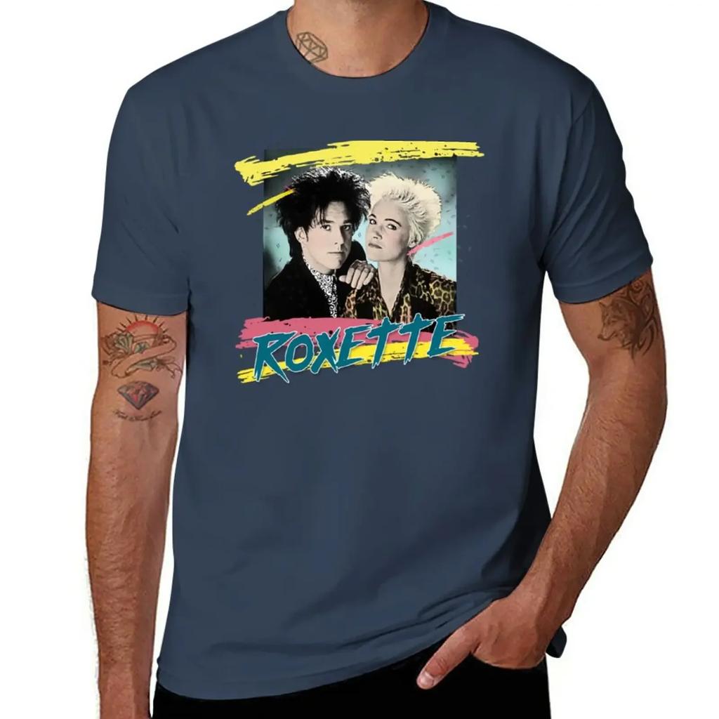 Roxette T-Shirt hippie clothes plain funny t shirts for men