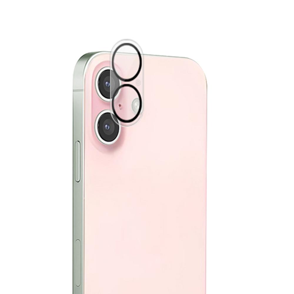 

MOCOLO For iPhone 16/16 Plus Camera Lens Protector Silk Printing Tempered Glass Lens Film Night Circle Design Type A
