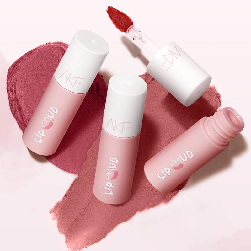 lipstick Lip mud matte mist face velvet Lip mud Red lip glaze to show white lip gloss lip cream