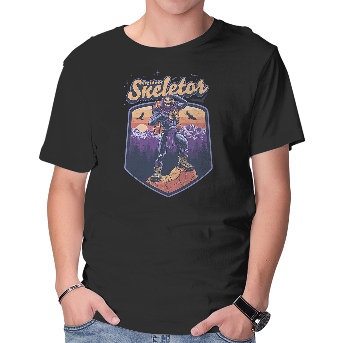 Unisex Crew Neck T-Shirt Masters Of The Outdoors Graphic Short Sleeve Casual Tee S