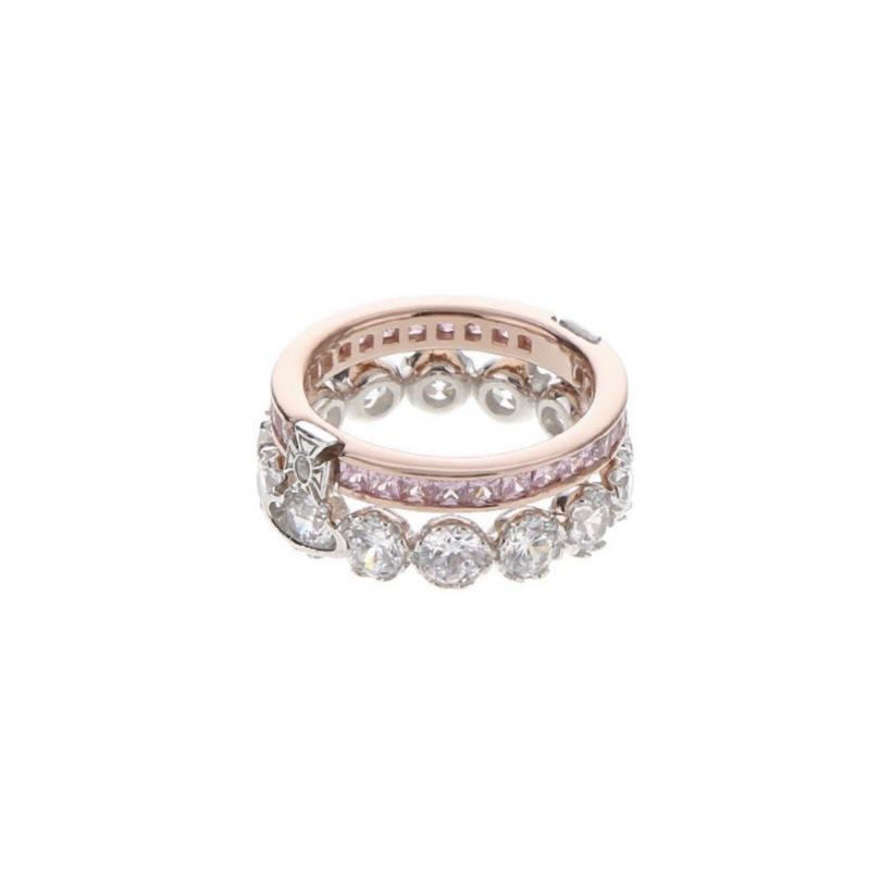 

Двухслойное кольцо с бриллиантом в британском дизайне, усовершенствованное съемное кольцо с бриллиантом 8#