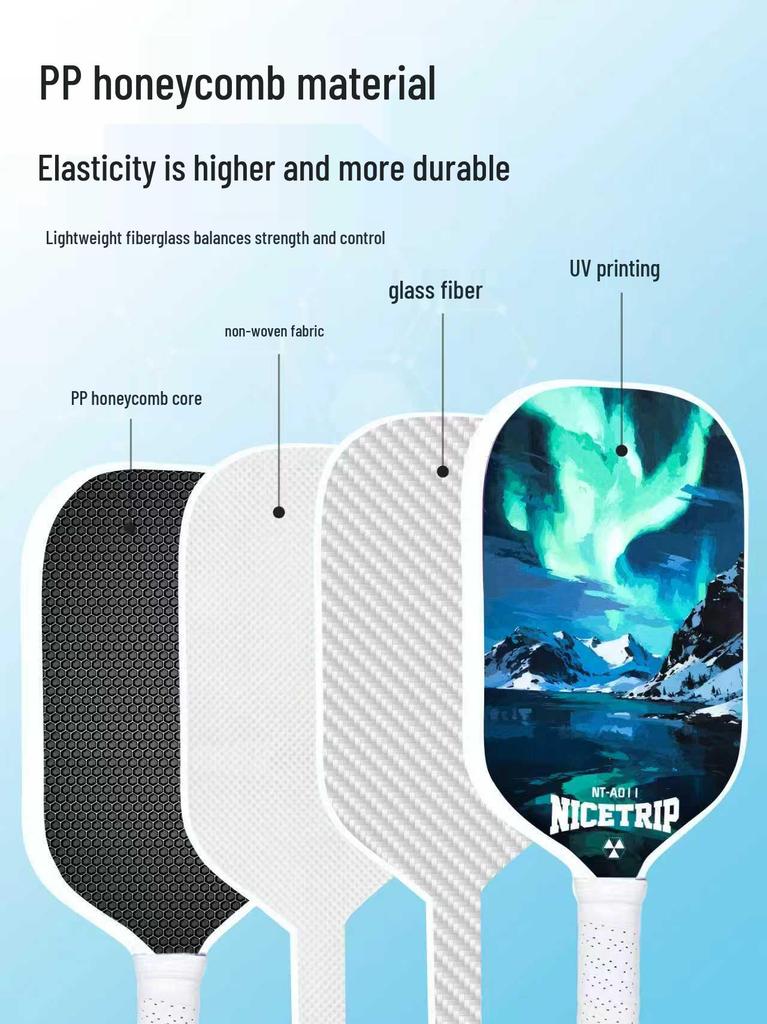 Professionelles Fiberglas-Pickleball-Schlägerset für Kinder und Erwachsene