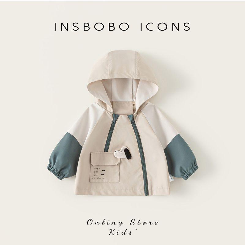 Insbobo Boys Jacket 2026 Spring New Style Boys Jacket Top Windbreaker Children s Stylish Spring Clothing Trend Green 73