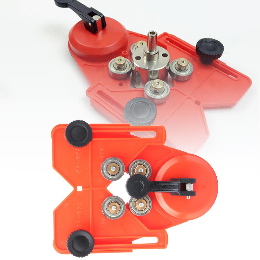 Glass Tile Punch Locator Red Adjustable Hole Positioning Tool Hole Locator Drilling Guide