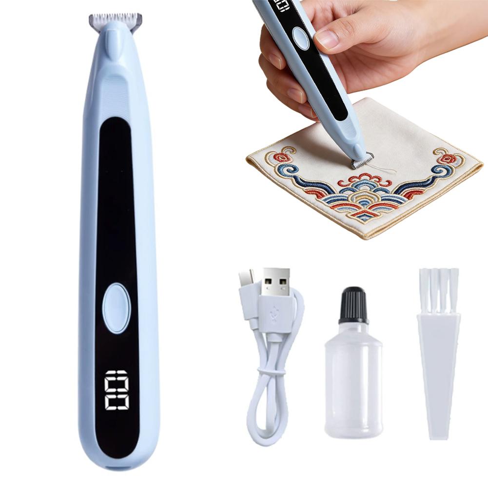 

Professional Electric Seam Ripper Stitches Eraser For Embroidery Sewing Thread Remover Tool For Tailors Quilters Fiber Artists синій