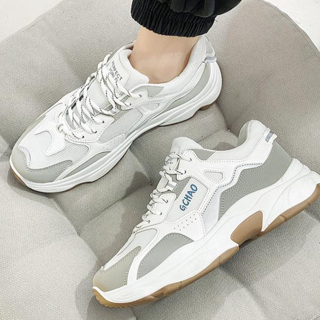 Men's Shoes Summer Breathable 2025 New Trend All-match Running Thin Mesh Sports Casual Small White Board Shoes Tide Shoes