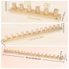 Adjustable Chunky Blanket Loom Kit Handmade Craft with Installation Tools Wooden Knitting Loom Multi-Size Hand Knitting Tool