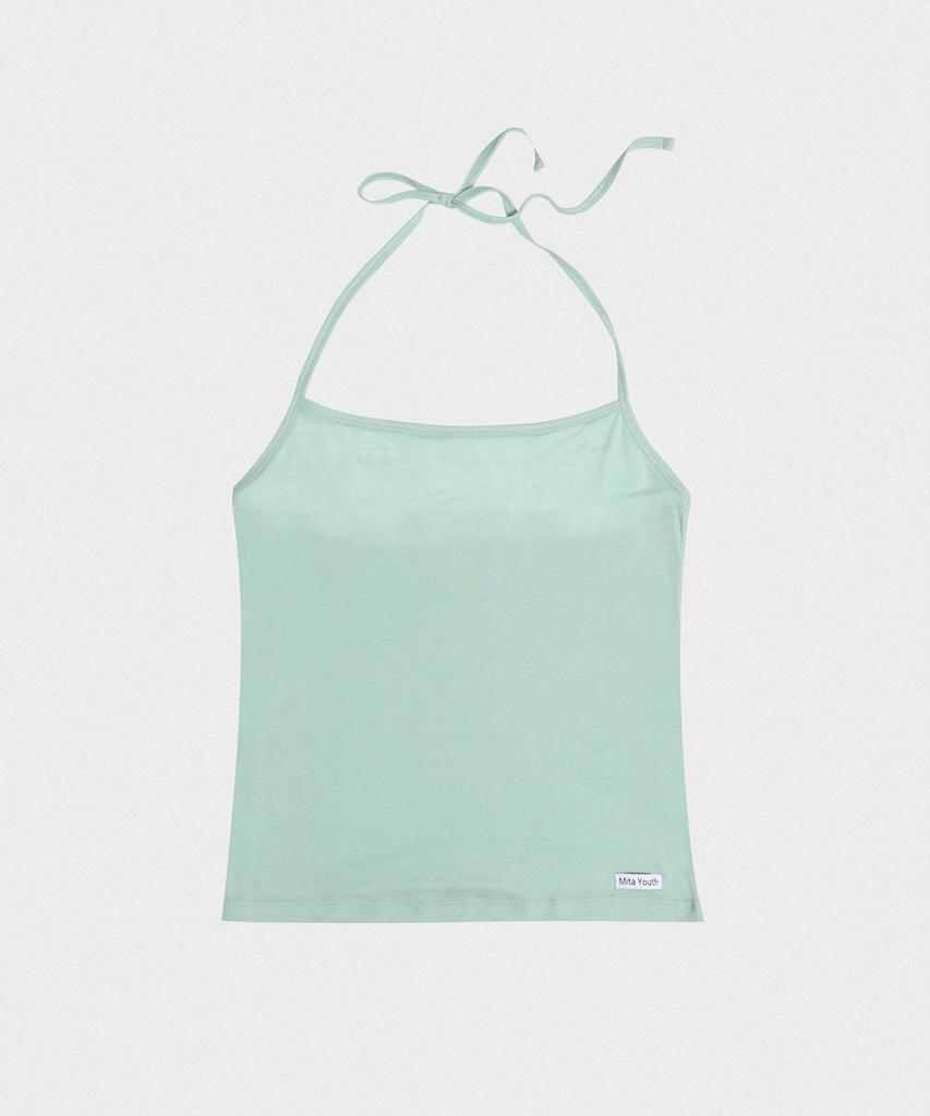 MITA YOUTH [2Pack] Tencel Halter Neck Sleeveless 5 Colors (Type A)
