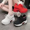 Fashion 8CM 2024 New Women Spring Shoes New Sock Sneakers Platform Wedge Heel Dad Shoes Chunky Sneakers Pumps Breathable Comfy Shoes