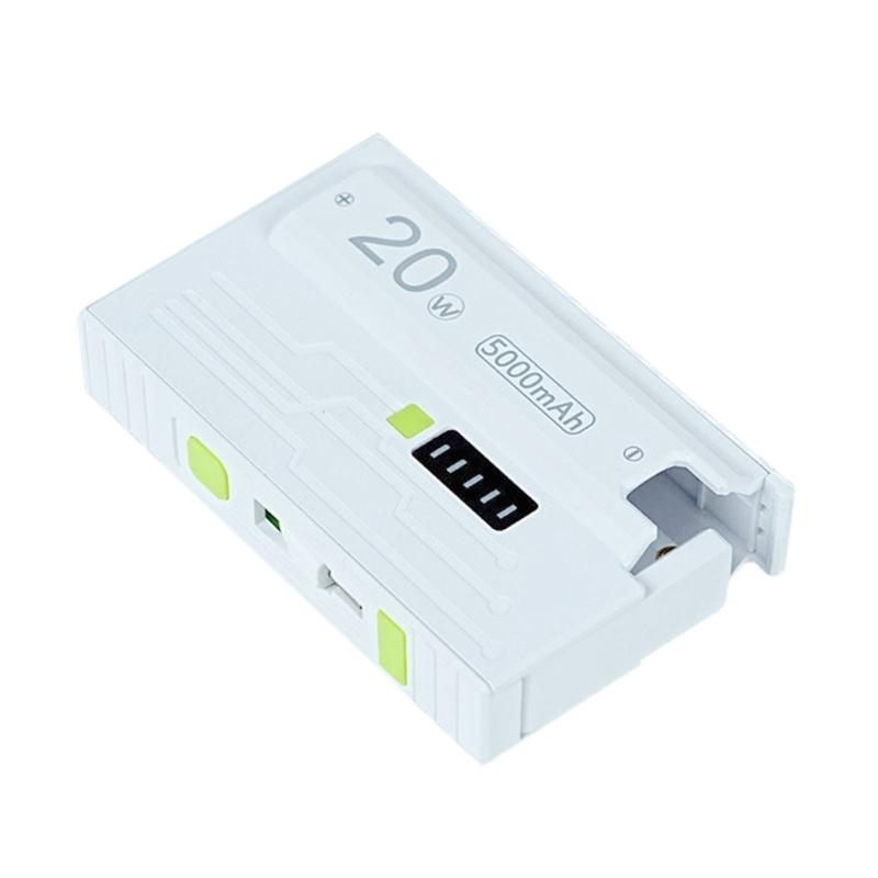 Rechargeable 21700 Battery Powerbank Case For Powerbanks DIY Shell Not Required Welding Durability Plastic Holder