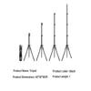 Zhi Xin Yun Cai Carbon Steel Foldable Light Stand Tripod