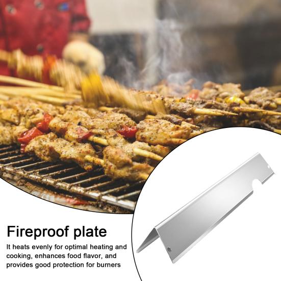5Pcs Stainless Steel Heat Diffuser Plates for LX300/E-310/E-315/S-335 Grills Bars Replacement Part Even Heat Distribution Gas BBQ Accessory