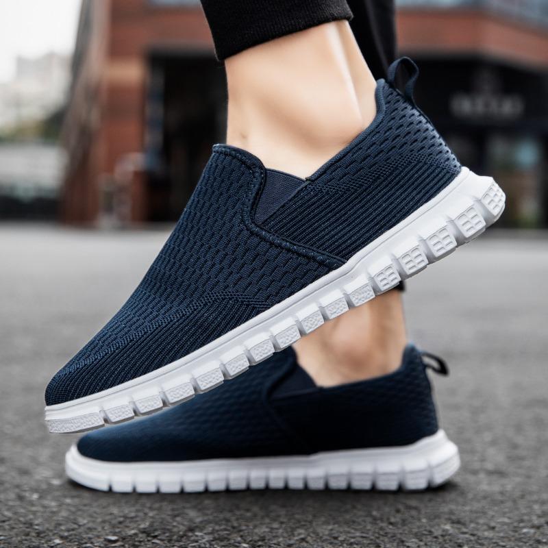 Fashion Fujeak Men Running Walking Knit Shoes Fashion Athletic Gym Sports Shoes Casual Sneakers Lightweight Men Sneakers Casual Shoes