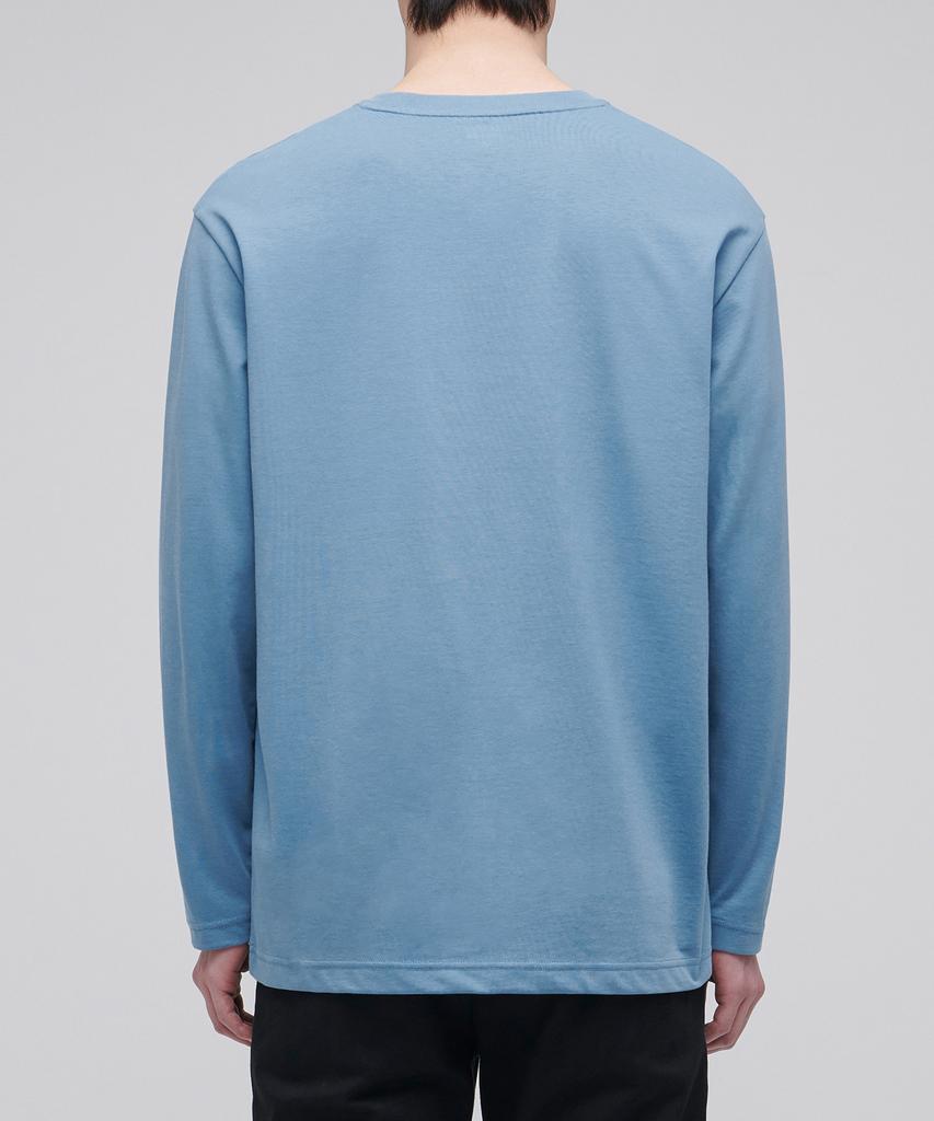 MUSINSA STANDARD [Cooltandard] Crew Neck Long Sleeve T-Shirt [Light Blue]