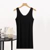 Suer ice silk seamless vest skirt women's medium and long ultra-thin large size fat  loose suspender nightdress bottomed lining skirt