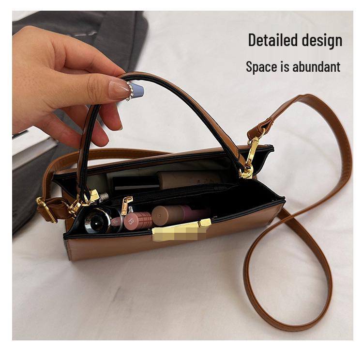 Kelly Bag: Elegant Retro Shoulder & Crossbody Handbag with Solid Color for Commuting