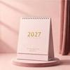 Morandi Color Standing Table Calendar Decorative Display Academic Planner  Office Supply