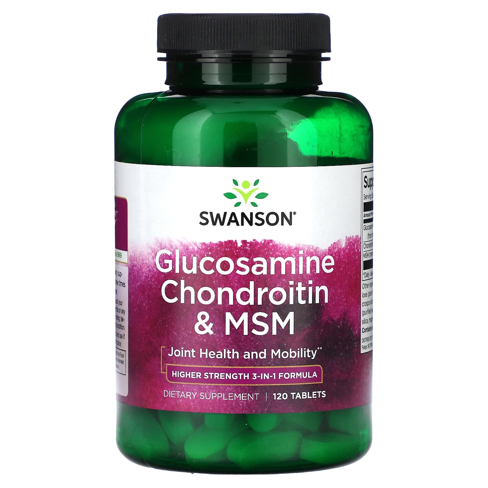 

Glucosamine Chondroitin and Msm, 120 Tablets