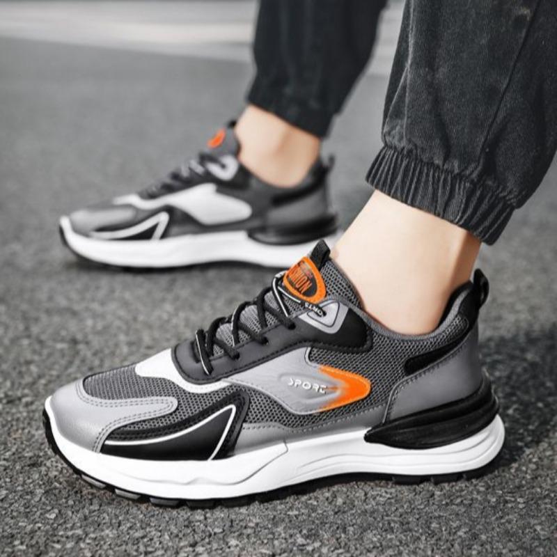 Luxury Trendy Men Air-cushion Running Shoes Spring Mesh Breathable Anti-odor Sneakers Outdoor Non Slip Training Shoes Zapatillas