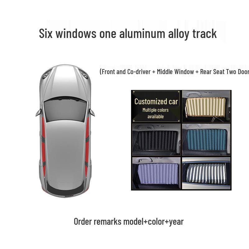Volvo XC60/XC90/S90/V40/S60L Rear Car Sunshade Privacy Curtains
