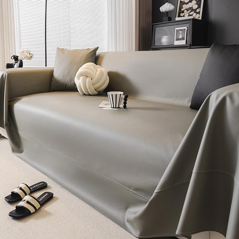 

Полотенце для дивана, цельный кожаный чехол для дивана, устойчивый к царапинам от кошек, антипригарный, водонепроницаемый, технический тканевый чехол, тенты 180*130cm серый
