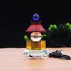 Crystal Prism Glass Laser Buddhism Sutra Scriptures Five-story Stupa Tower Dagoba Sarira Crafts Meditation Healing Decor