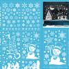 2023 Christmas Window Stickers, Double Sided Display Windows, Holiday Decorative Wall Stickers, Electrostatic Wall Stickers