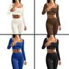 Round Neck Sportswear Set Women's slim-fit Sportswear Workout Skinny Clothes
