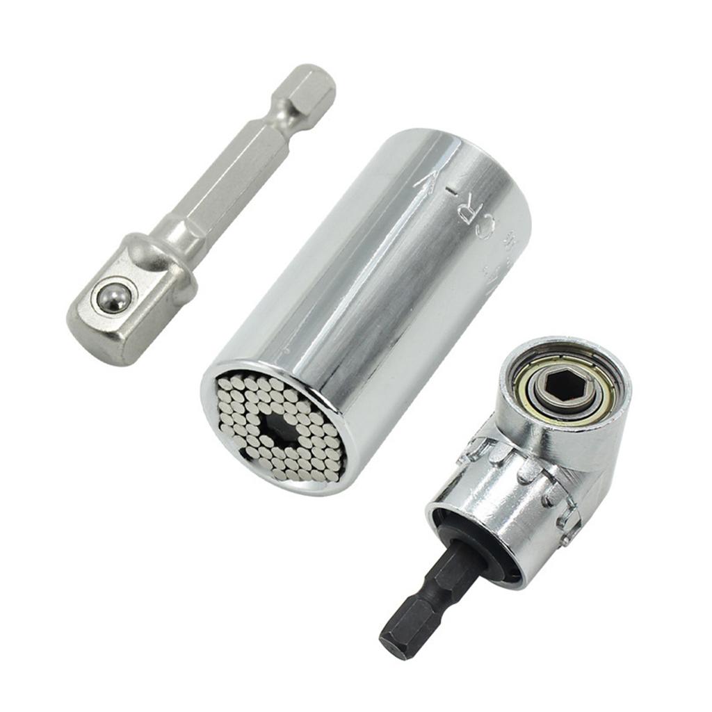 3 ks 105 Stupňů Vrtací Šroubovák Sada Ráčna Adaptér Nástrčného Klíče Průmyslové Ruční Nářadí