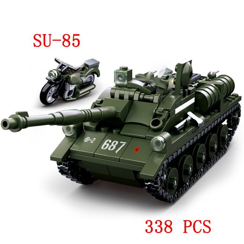 Tankové sady 2023 nové vojenské vozidlo stavebnice stavebnice ww2 německo usa T34 světová válka 2 1 i ii obrněný tank
