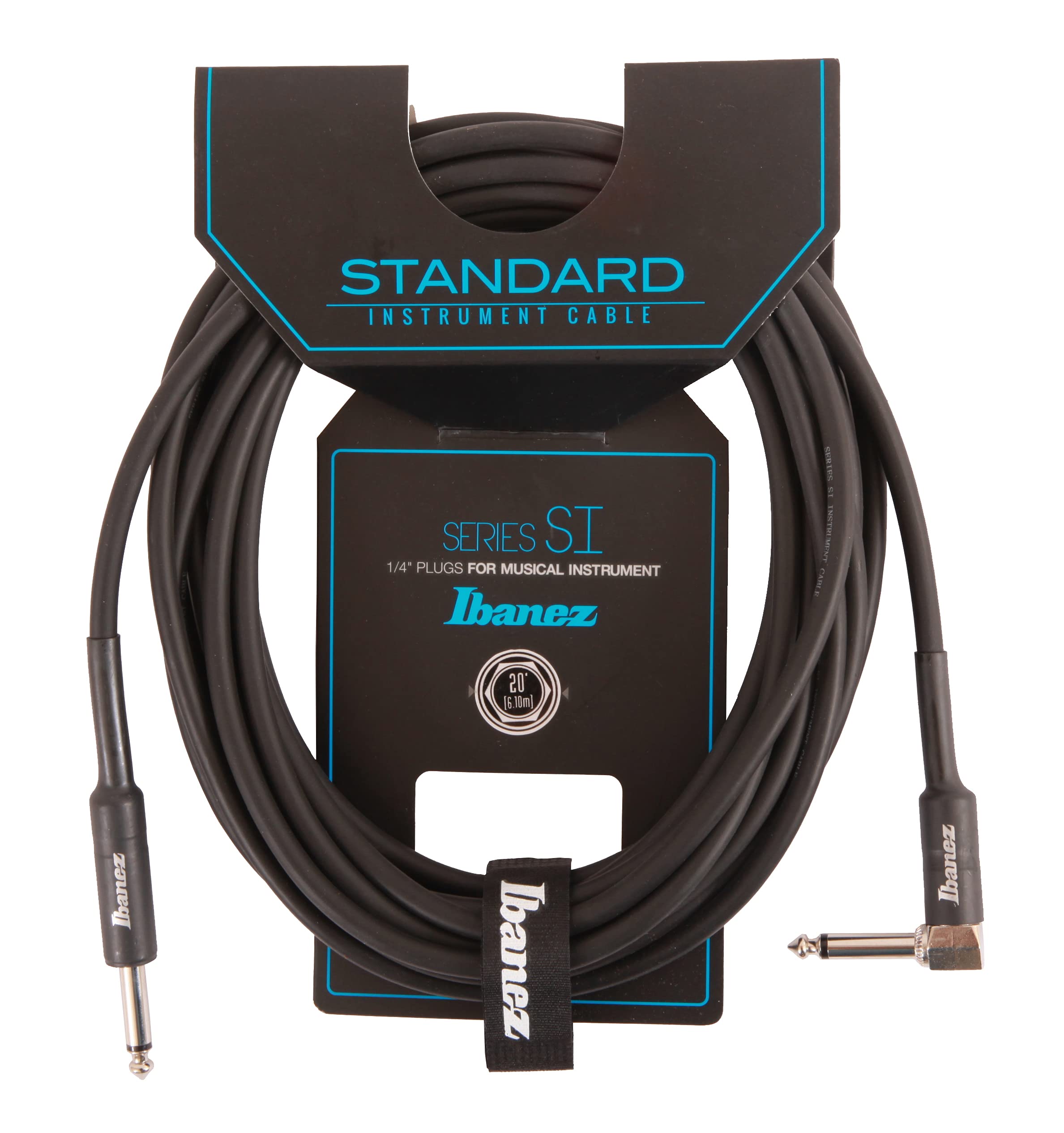 

Ibanez Standard Cable 20ft Plug SI20L Guitar/Bass (6.1m) Straight-L