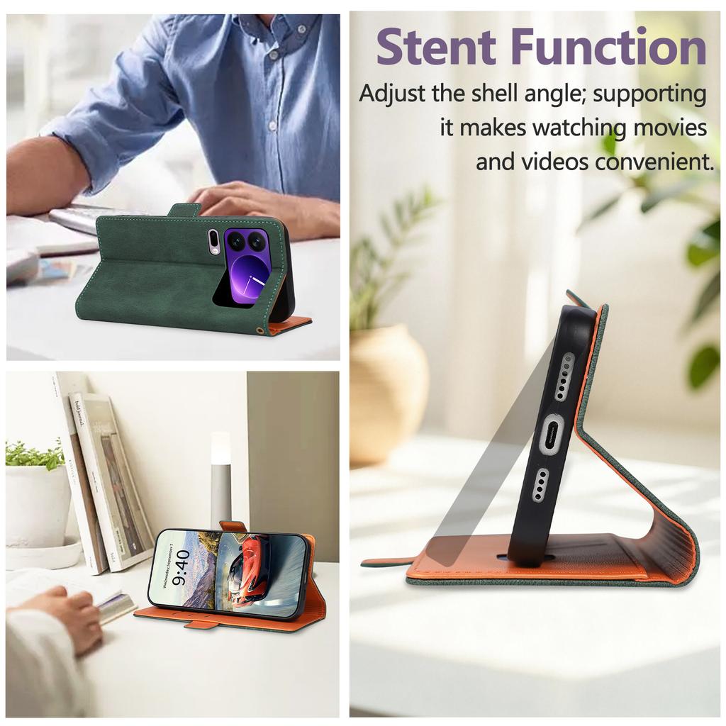 Wrist Strap PU Leather Wallet Card Slot Holder Stand Phone Case for Xiaomi 17 15 Ultra 17 Pro Max 17T 15T Pro Protection Cover