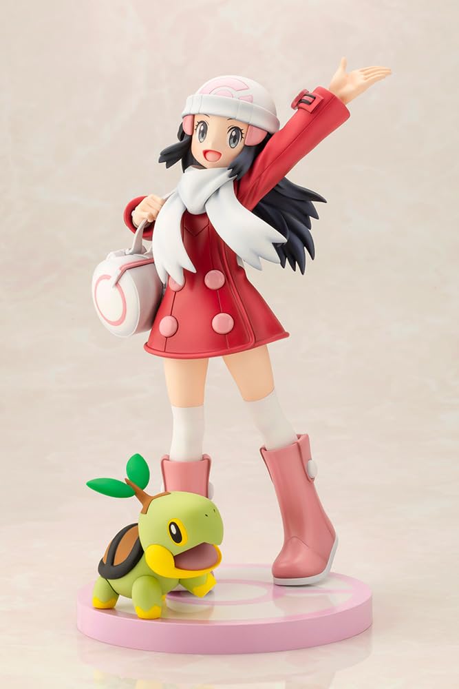 Kotobukiya Series ARTFX J Hikari with Naetle Scale PVC Painted Finished Figure "Pokémon" 1/8