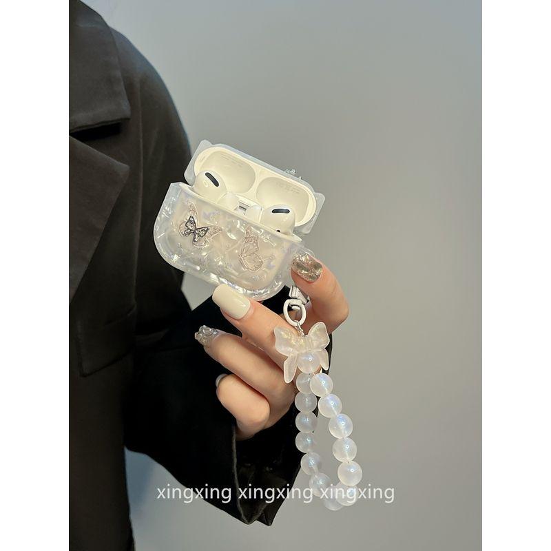 INS Advanced Shell Pattern Stereo Butterfly for Airpodspro2 Protective Case Apple 3 Generation 4 Generation Bluetooth Headset Case