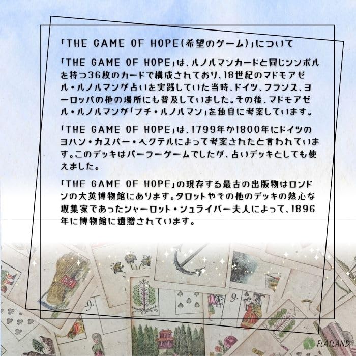 Primal Lenormand Lenormand Card Reading Guide with Japanese Instructions FLATLAND Authentic Product -