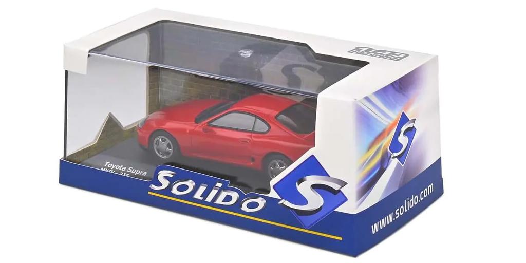 Kyosho SOLIDO Toyota Supra Mk.4 (JZA80) 2001 1/43 Finished Model S4314003, Red