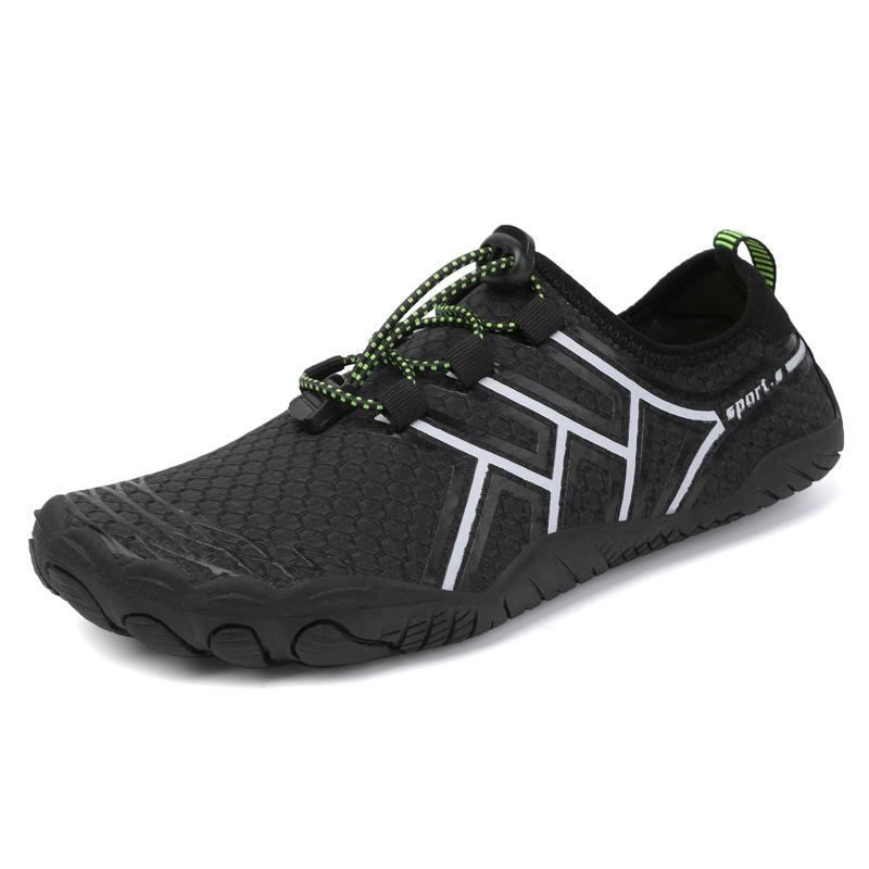 Breathable Aqua Shoes Unisex Quick Drying Beach Water Sports Shoes Non-slip Barefoot Wading Sneakers for Surfing Sailing Diving