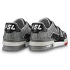 Louis Vuitton Trainer Sneakers 'Grey Black Crystals' 1AA6PR