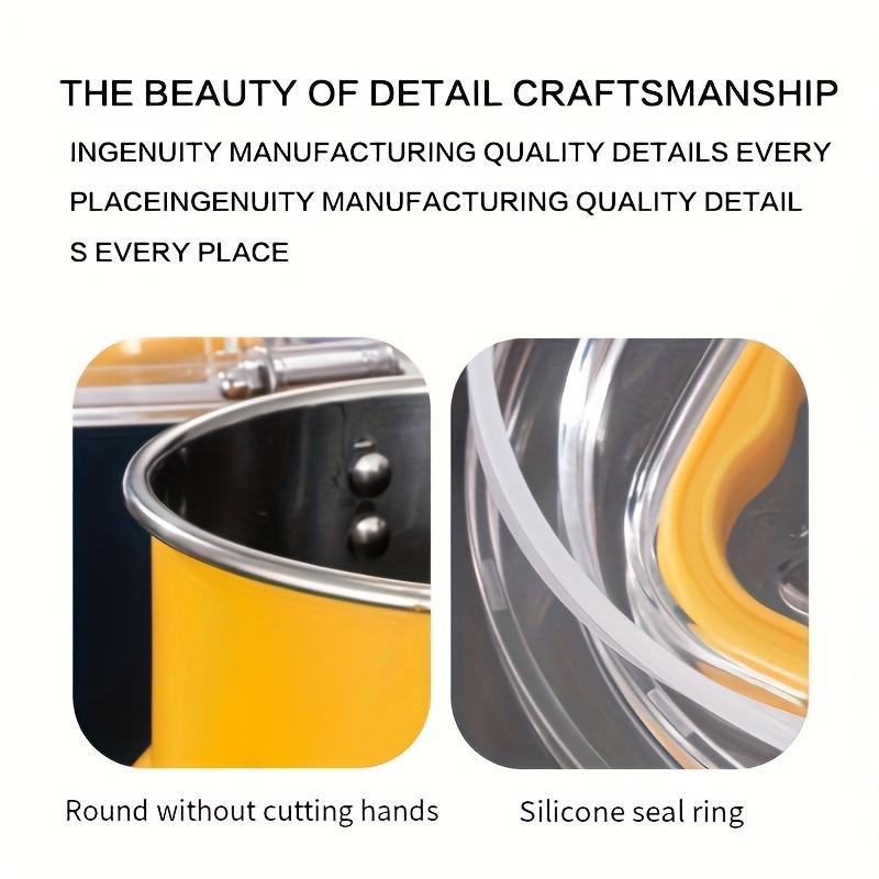 Edelstahl Luftdichter Lebensmittelbehälter Kapazität,Feuchtigkeit,Ideal für Reis, Kaffeebohnen, Tee, Getreide,Mehl,Tierfutter,Langlebiger Küchenorganisator