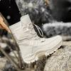 Plush Winter Snow Boots High-top Cotton Shoes Warm Outdoor Walking Hiking Shoes Unisex Anti-slip Boots Wear-resistant