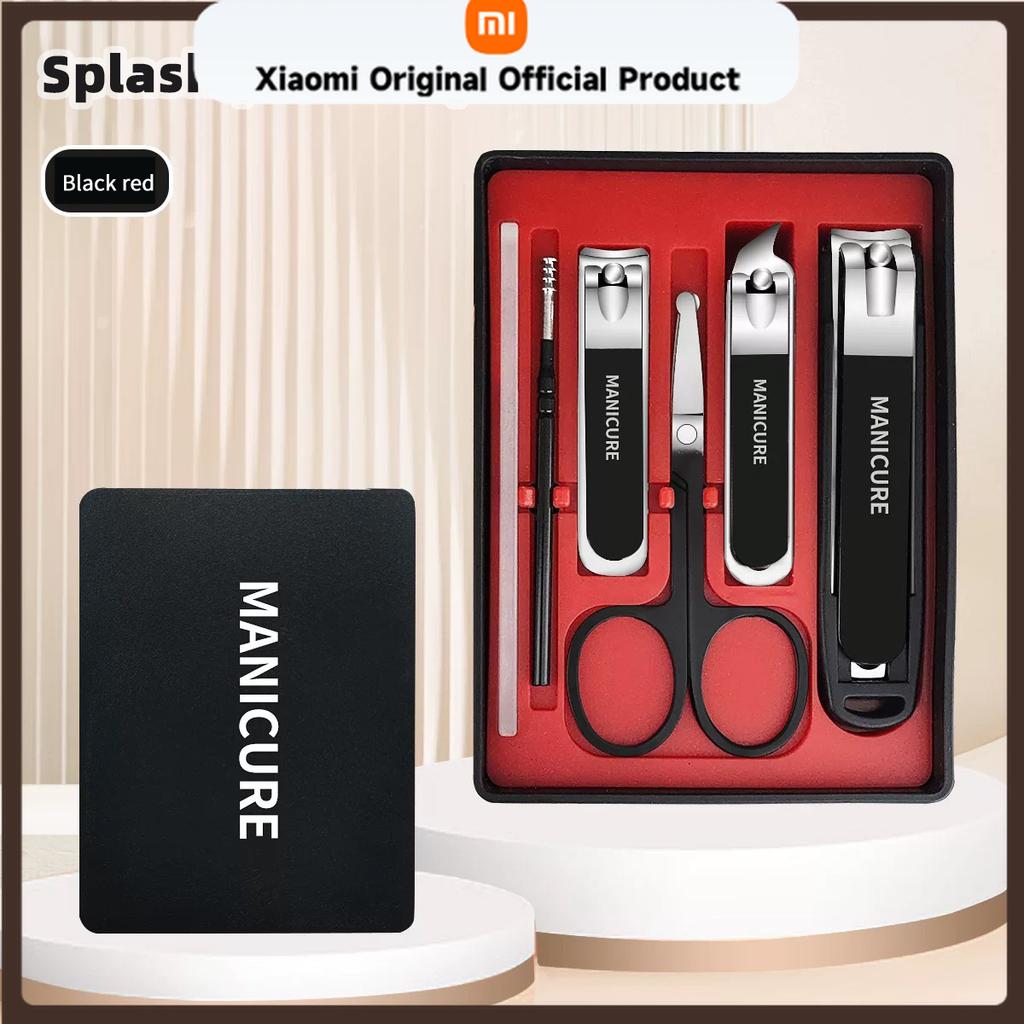 Xiaomi Nail Set Anti-Splash Nail Clipper Set Six Home Manicure Care Tools Nail Clippers Nail Clippers Beauty Tools