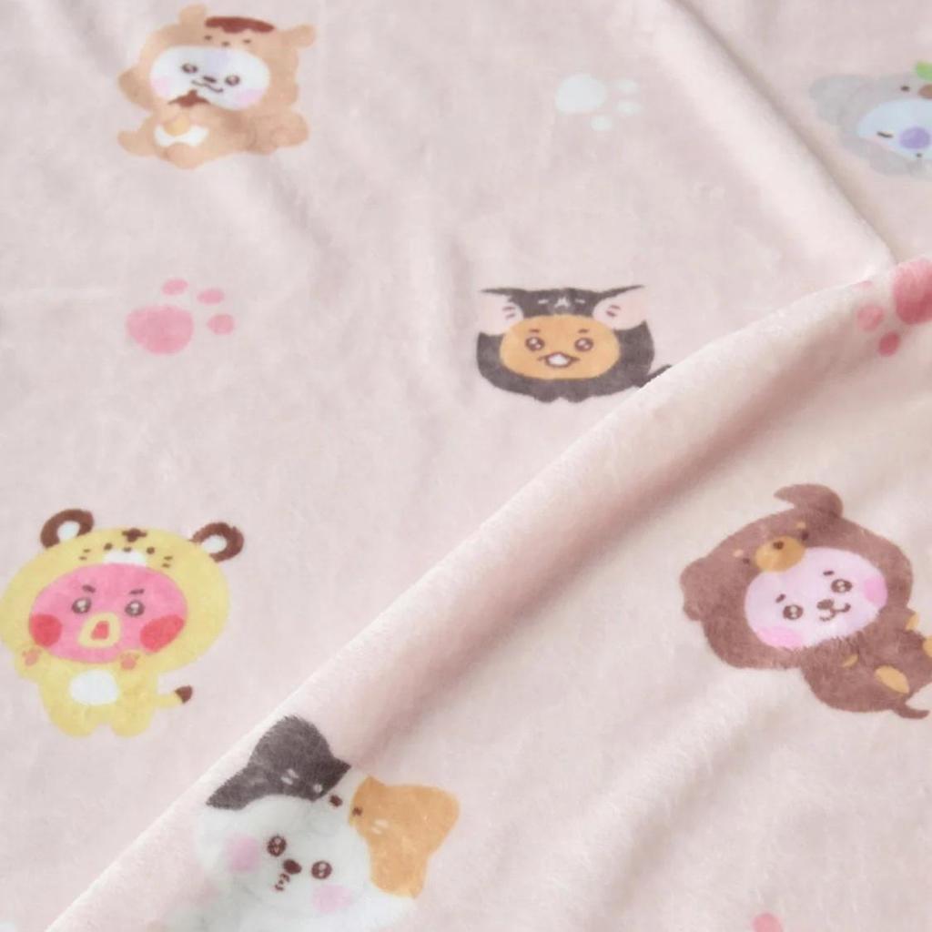 Official BT21 BABY More Fluffy Blanket - Premium Ultra-Soft Travel Throw