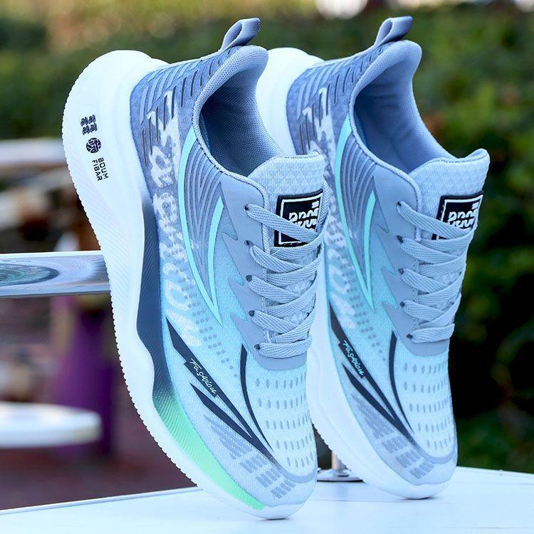 

Carbon plate soft-soled sports shoes 22 new spring light running casual shoes mesh breathable 39 standard size