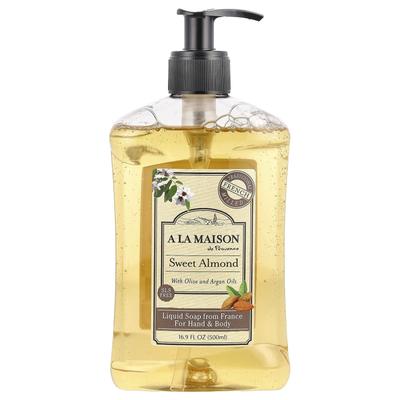 Hand & Body Liquid Soap, Sweet Almond, 500Ml(16.9Fl Oz)