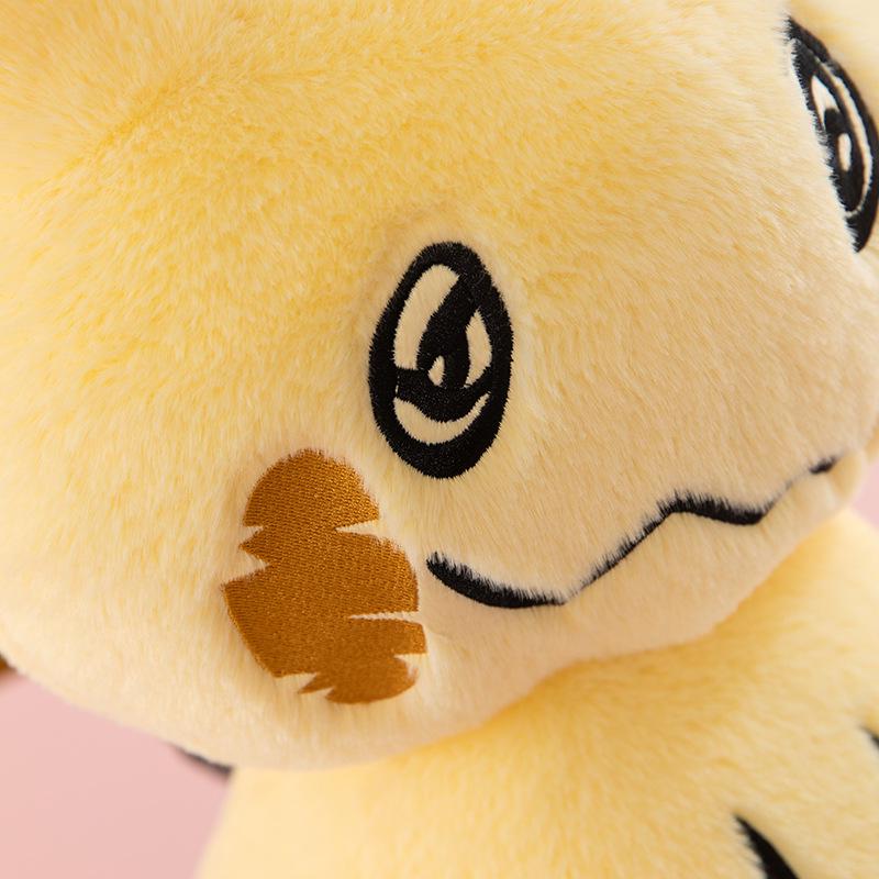 Rabbit Fur Mimikyu Pokémon Plush Dolls: Cute Cartoon Figurines